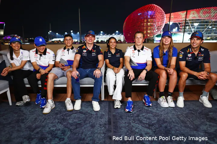 max verstappen sergio perez isack hadjar abu dhabi 2024 1 yuki tsunoda liam lawson