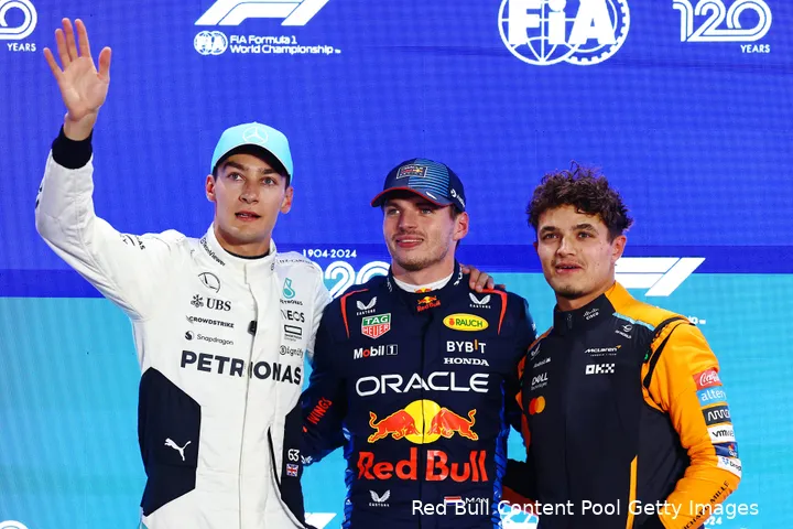 De top drie na de kwalificatie van Qatar.