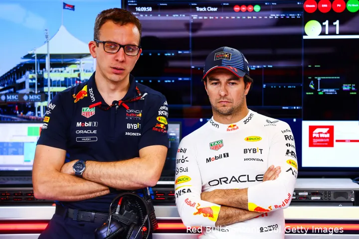 sergio perez red bull racing gp abu dhabi zaterdag