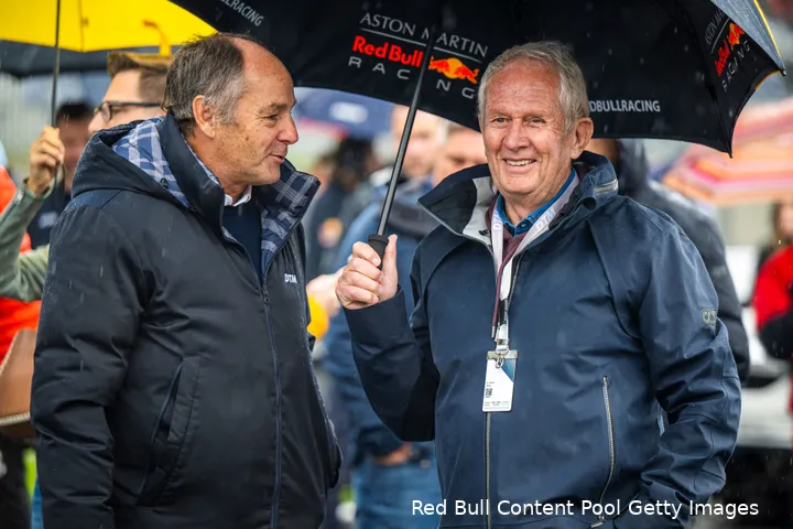 gerhard berger helmut marko 2022