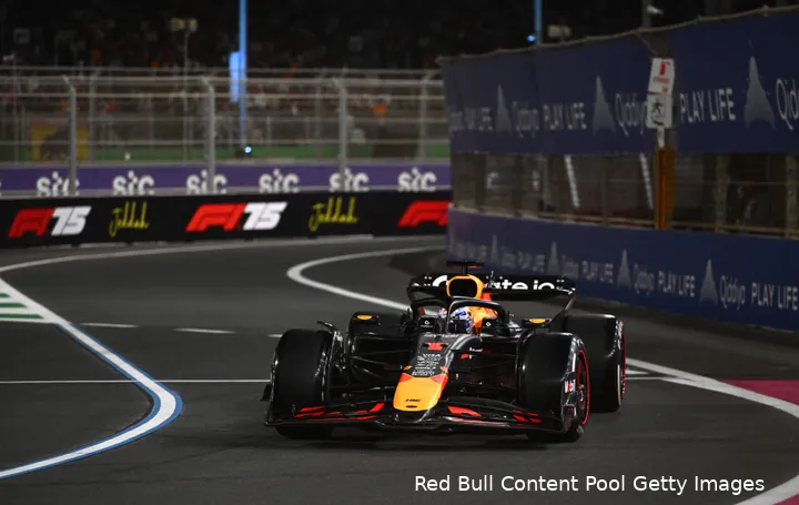 red bull racing max verstappen gp saoedi arabie 2025 zondag 5
