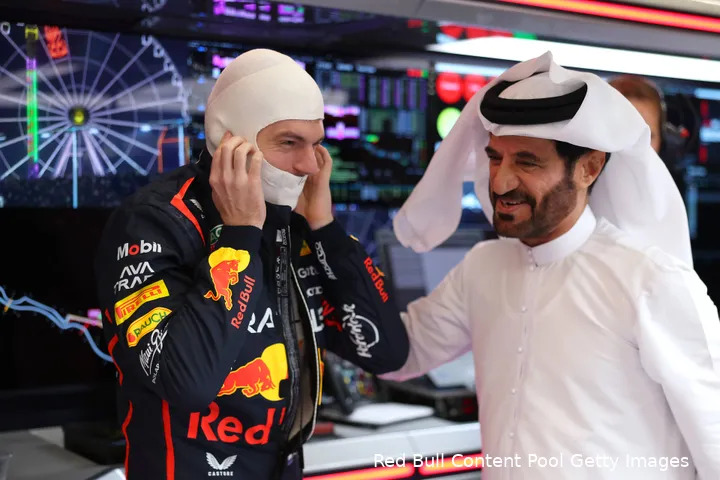 <i>Mohammed Ben Sulayem lijkt nog wel even aan te blijven als president van de FIA.</i>