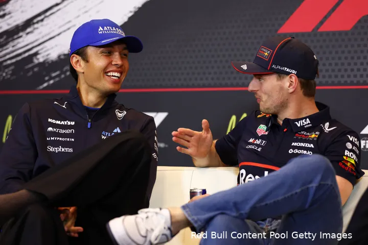 max verstappen alex albon gabriel bortoleto