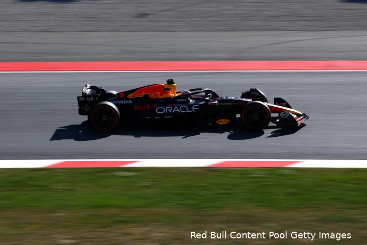 max verstappen red bull racing gp spanje 2025 vrijdag 2