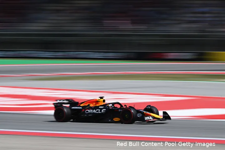 Verstappen kwalificeerde achter Piastri en Norris.