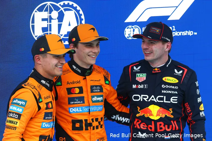 max verstappen red bull racing gp spanje 2025 zaterdag kwalificatie mclaren lando norris oscar piastri 2
