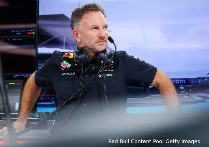 red bull racing christian horner miami gp 2025 zondag
