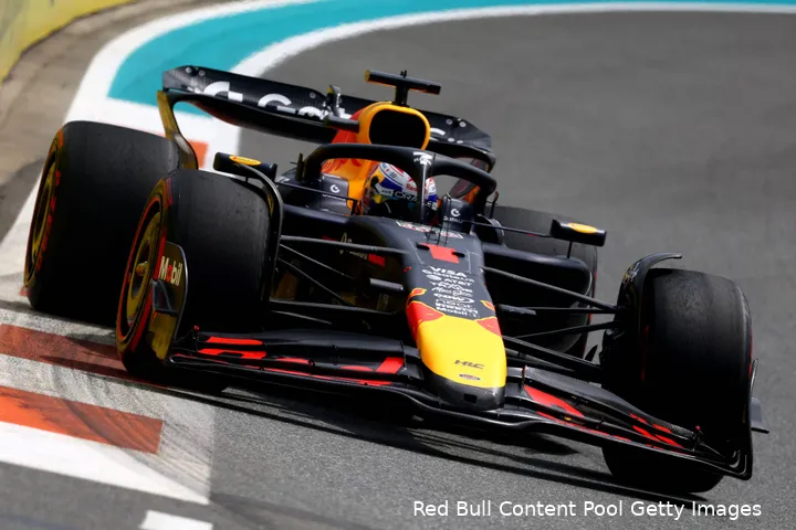 red bull racing max verstappen gp miami 2025 zondag