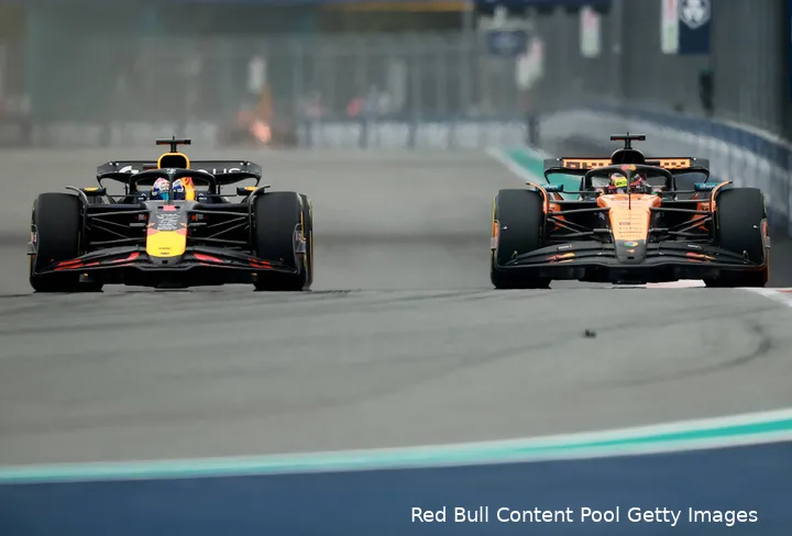 red bull racing max verstappen mclaren oscar piastri miami gp 2025 zondag 2