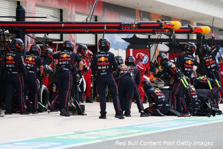 red bull racing miami gp 2025 zondag pitstop