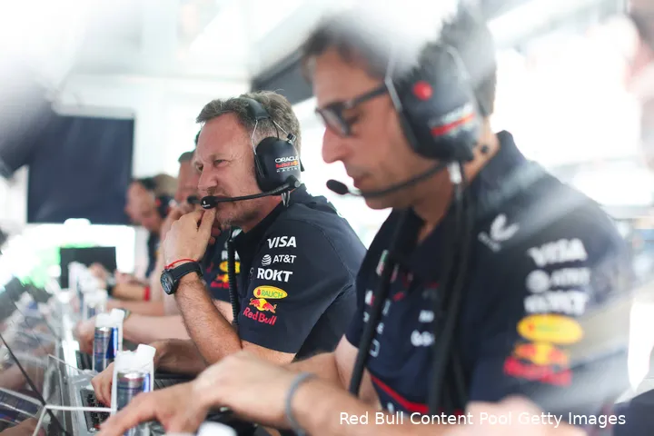 red bull racing pierre wache christian horner gp miami 2025 zaterdag