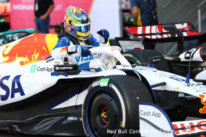 visa cash app racing bulls isack hadjar gp monaco 2025 zondag 2