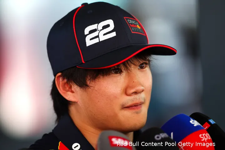 yuki tsunoda red bull racing gp spanje 2025 zaterdag 5
