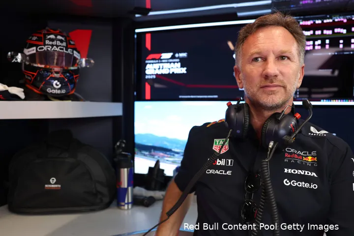 christian horner red bull racing gp oostenrijk 2025 zondag 2