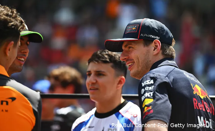 isack hadjar visa cash app racing bulls gp spanje 2025 zondag max verstappen red bull racing