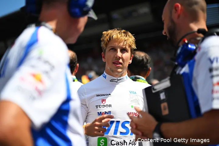 liam lawson visa cash app racing bulls gp oostenrijk 2025 zondag 2