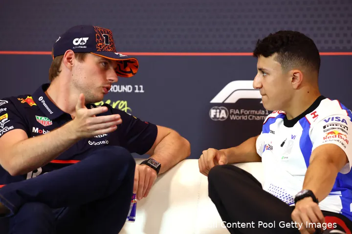 max verstappen mediadag oostenrijk 2025 isack hadjar