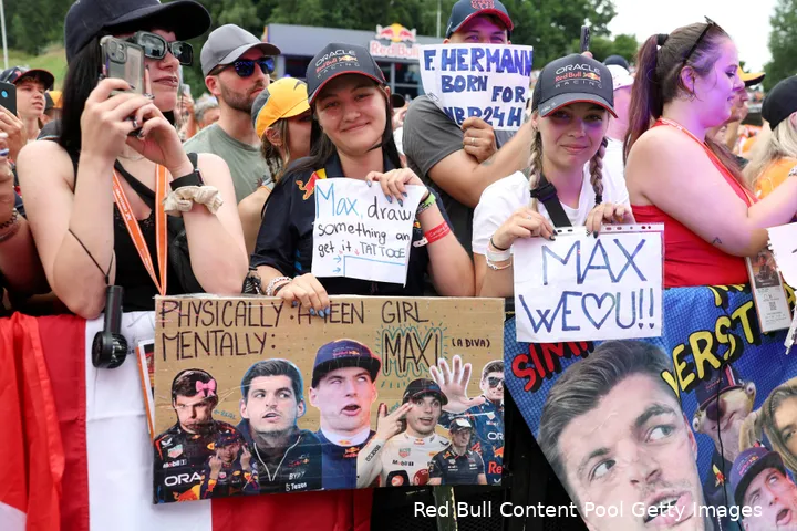 max verstappen red bull racing gp oostenrijk 2025 zaterdag fans