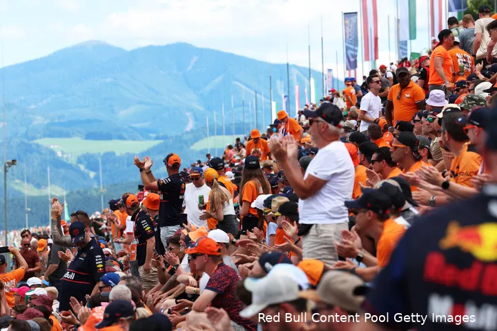orange army gp oostenrijk 2025 zaterdag red bull ring 2