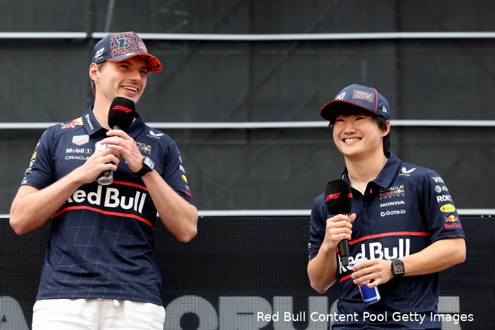 Verstappen lijkt de enige te zijn die met de Red Bull om kan gaan, Tsunoda is de zoveelste coureur die worstelt met de bolide.