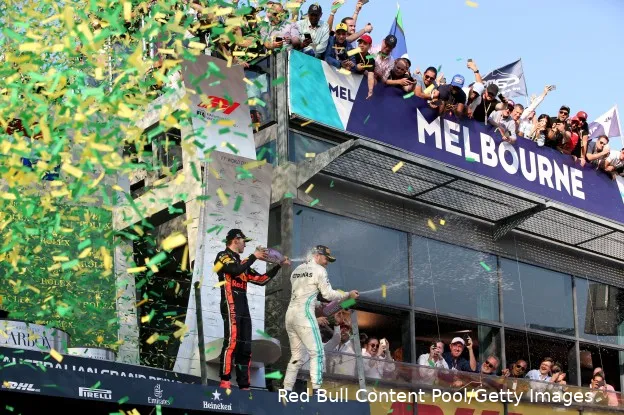 Verstappen Bottas Australie 2019 Melbourne