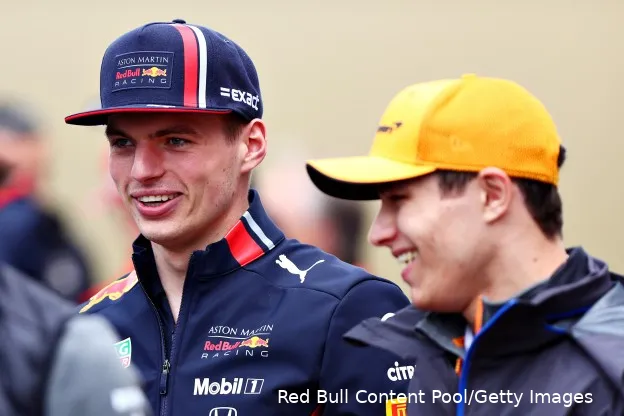 Red Bull Max Verstappen Lando Norris