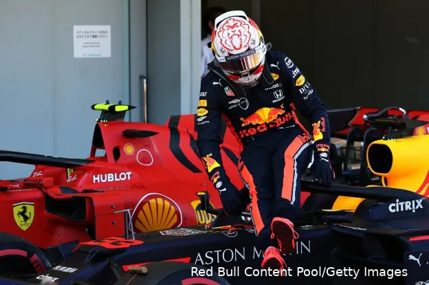 Verstappen Ferrari uitstappen