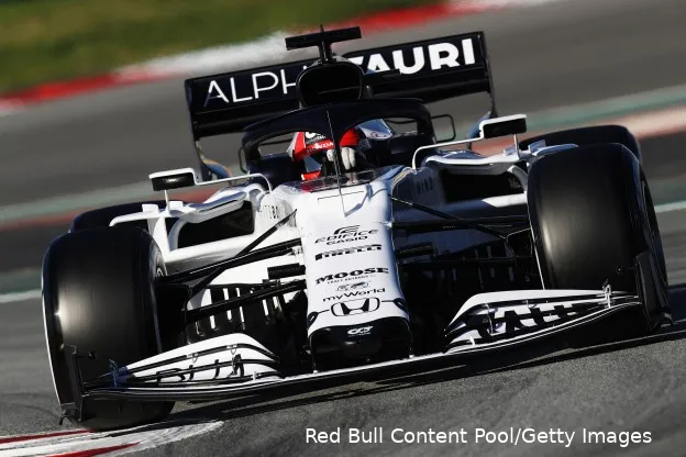 AlphaTauri AT01 Barcelona testdagen