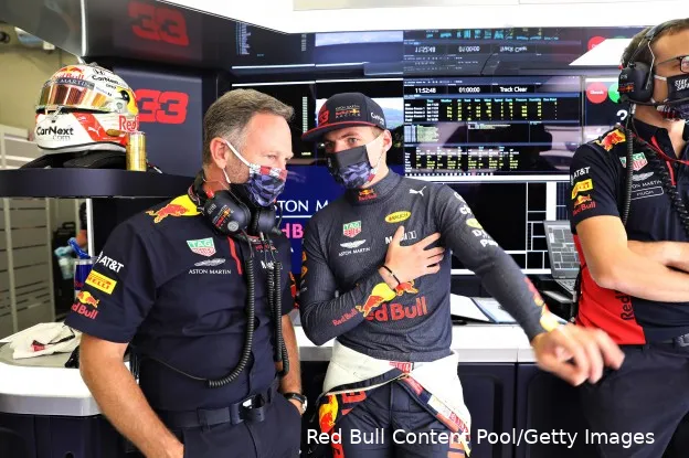 Max Verstappen Christian Horner Red Bull