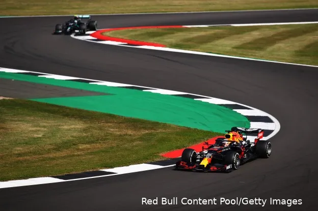Verstappen Mercedes Silverstone 2020