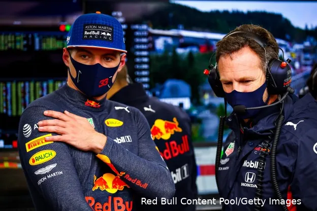 Verstappen Horner serieus België 2020