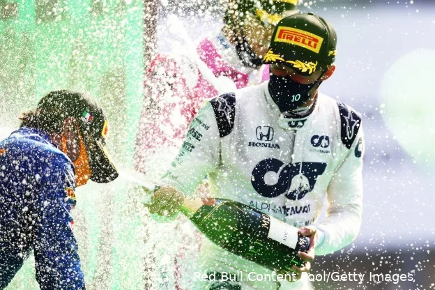 gasly podium gp italie