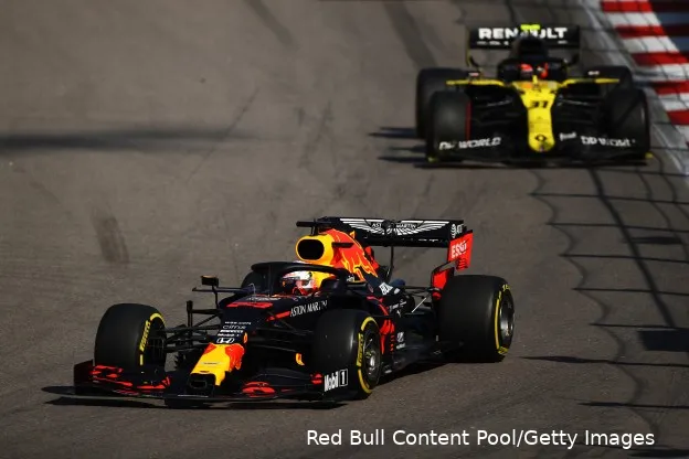 Verstappen Ocon Rusland 2020