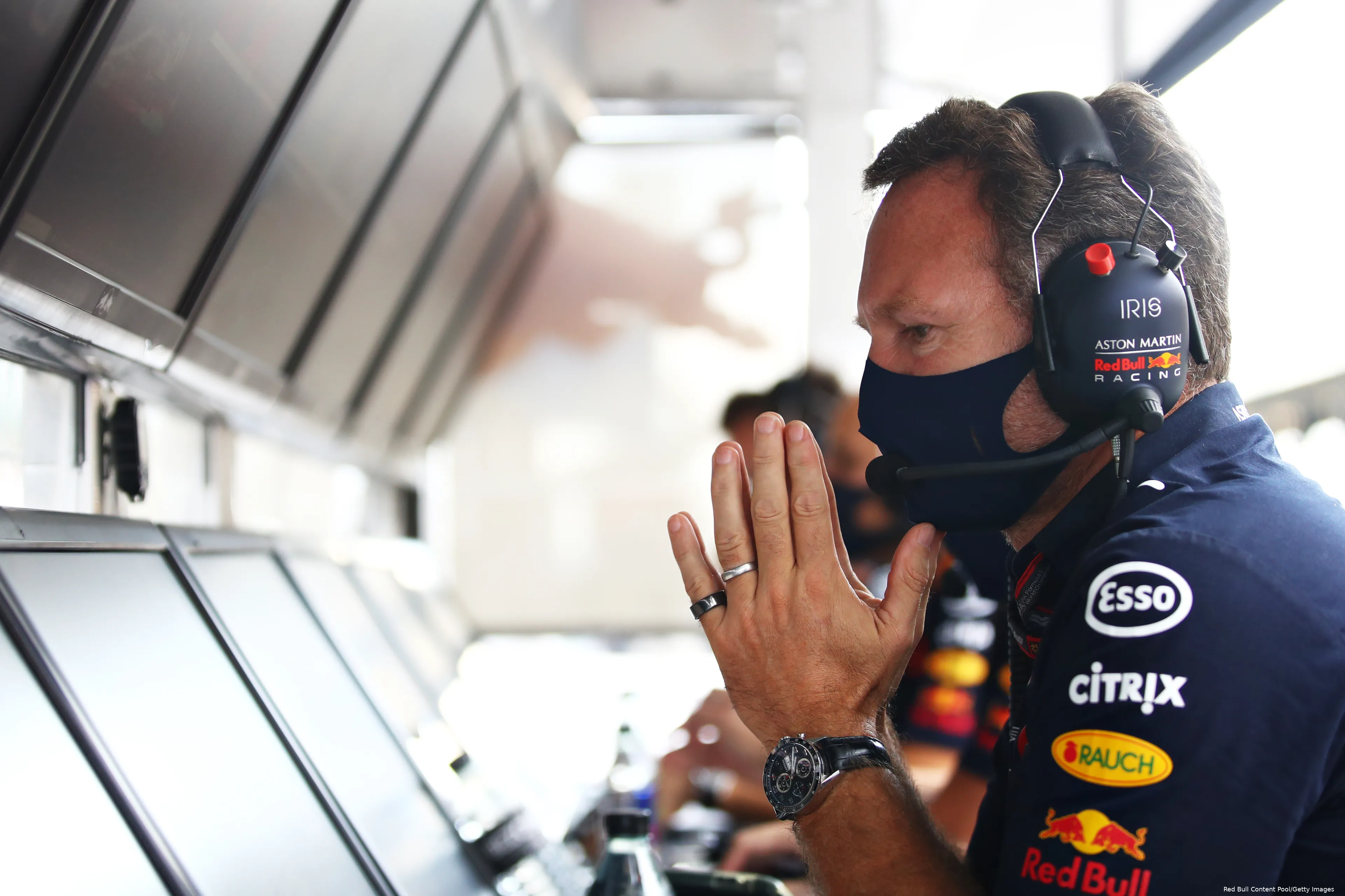 Christian Horner handen