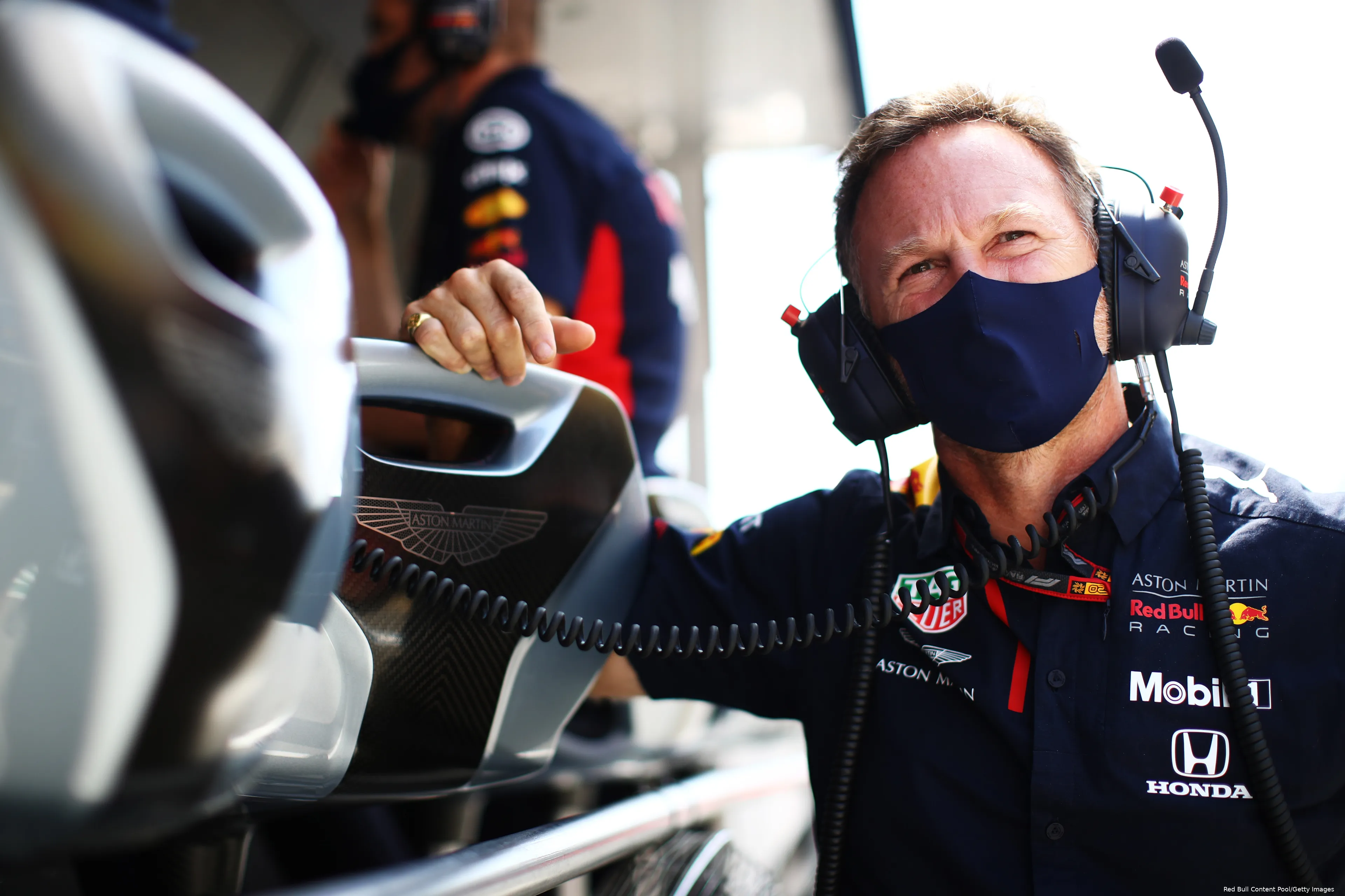 Christian Horner pitstraat