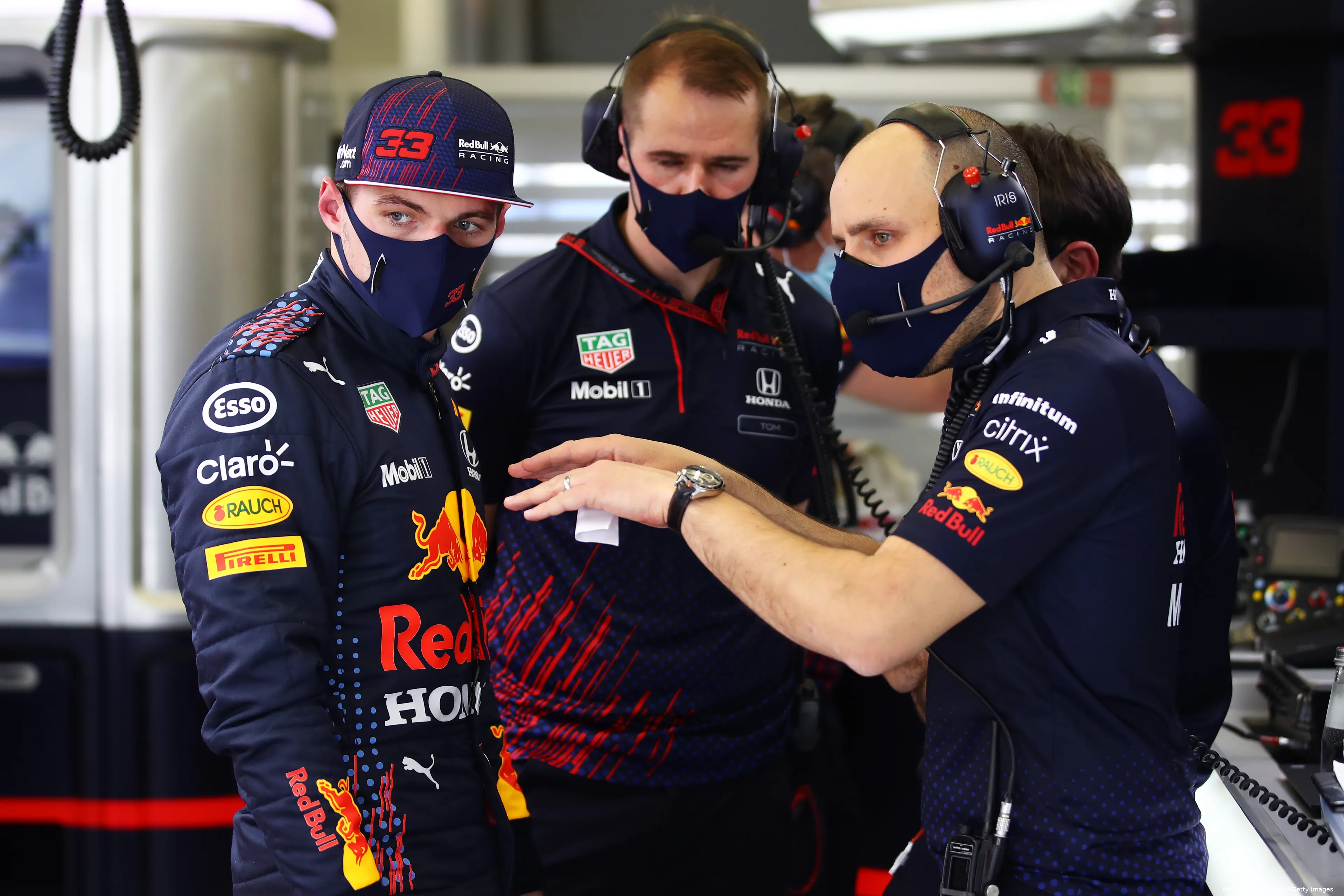 Gianpiero Lambiase Max Verstappen Bahrein