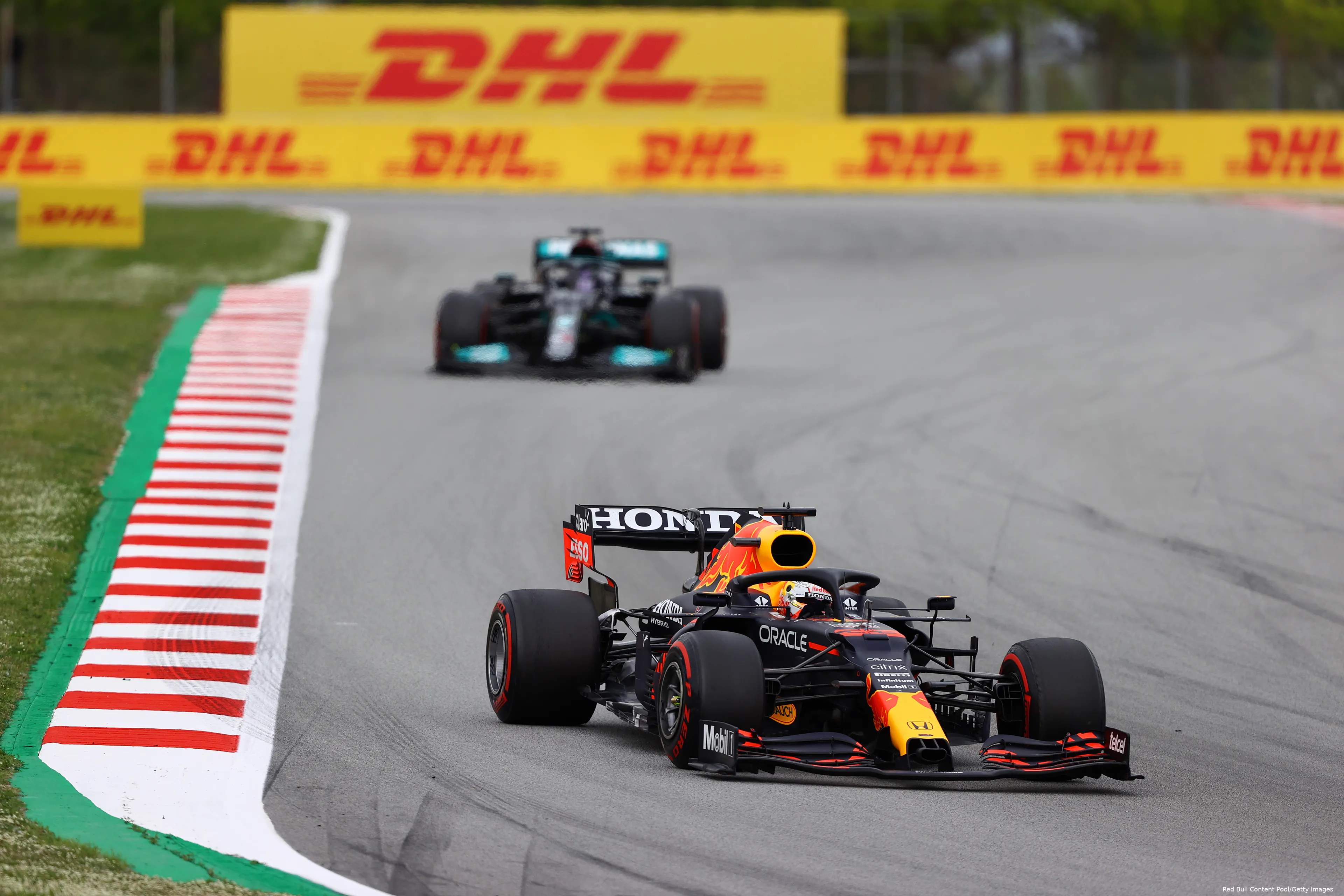 Max Verstappen Lewis Hamilton Spanje