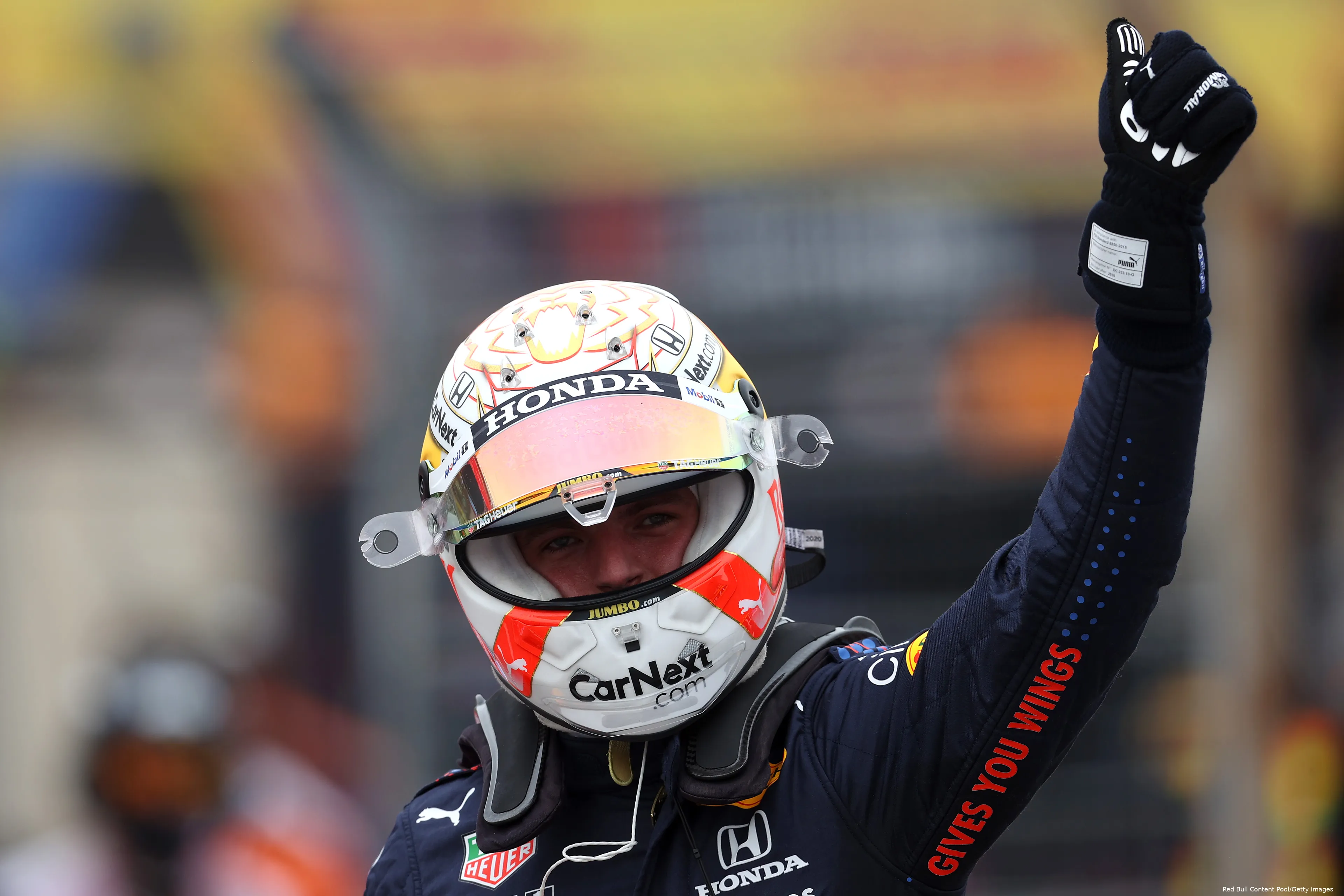verstappen max duim pole