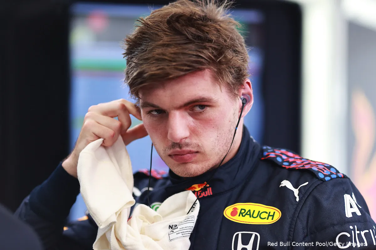 red bull hongarije 2021 verstappen gezicht