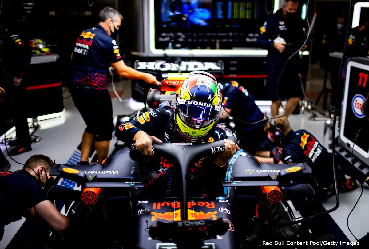 red bull belgie perez garage