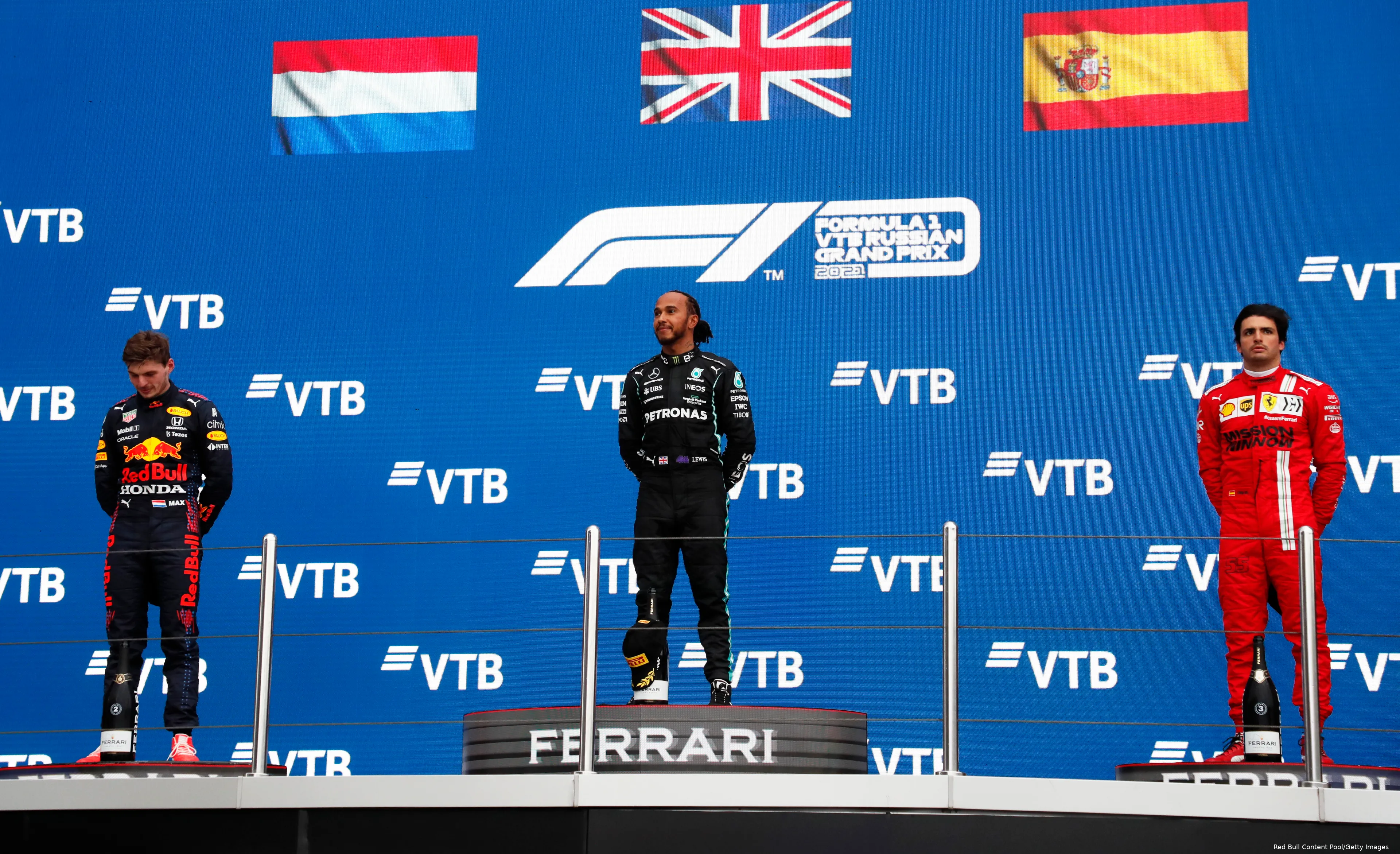 Max Verstappen RB16B Red Bull Rusland