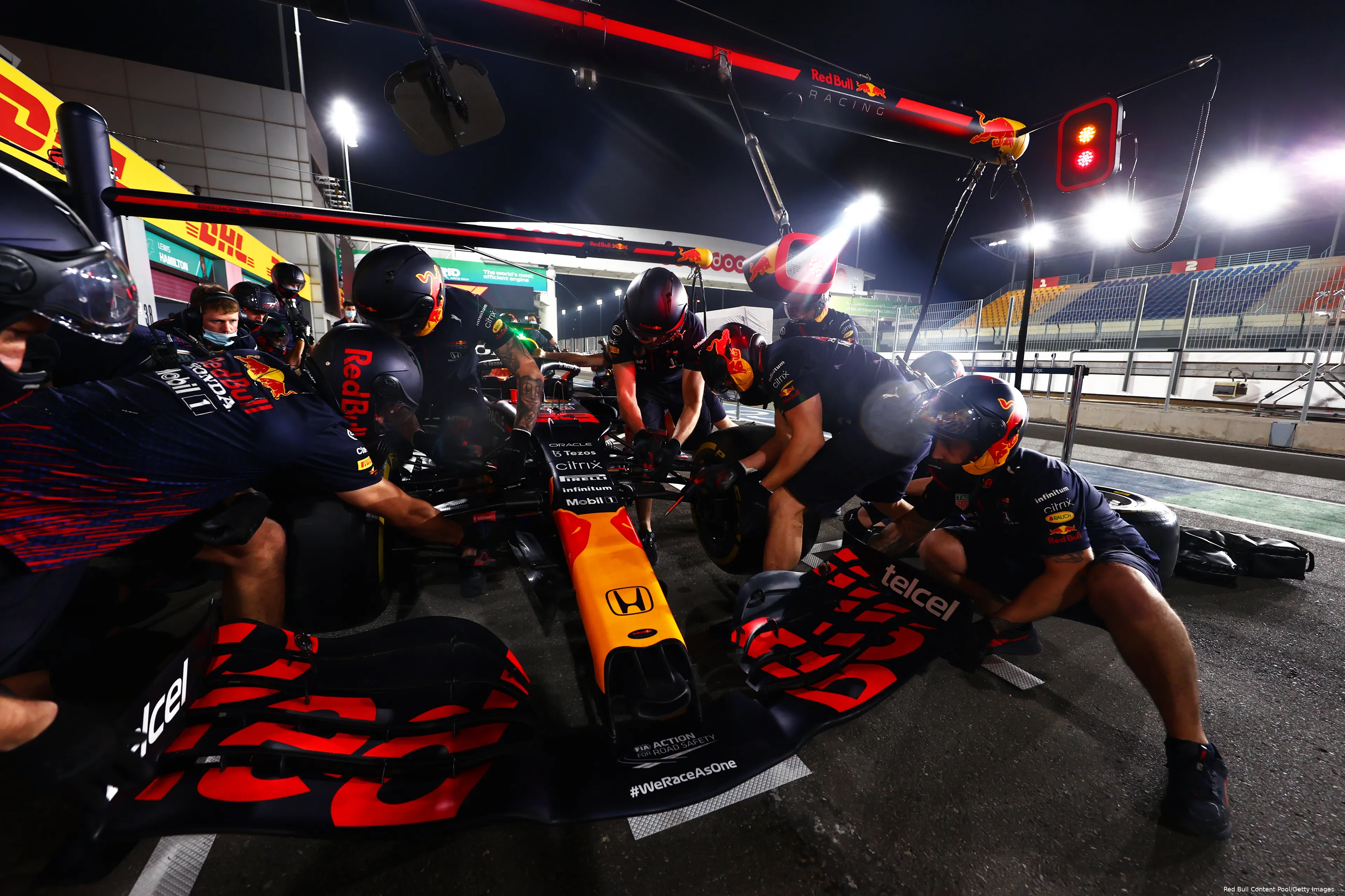 Red Bull pitstop Qatar 2021