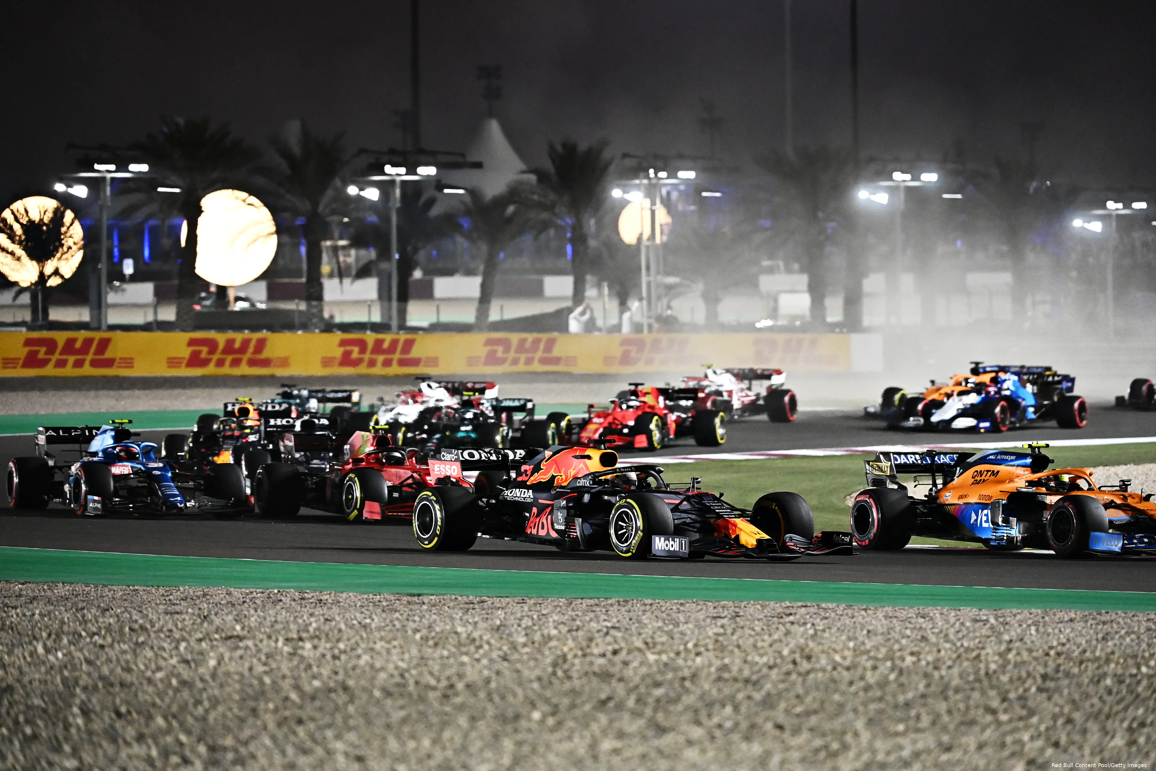 start grid race qatar perez verstappen
