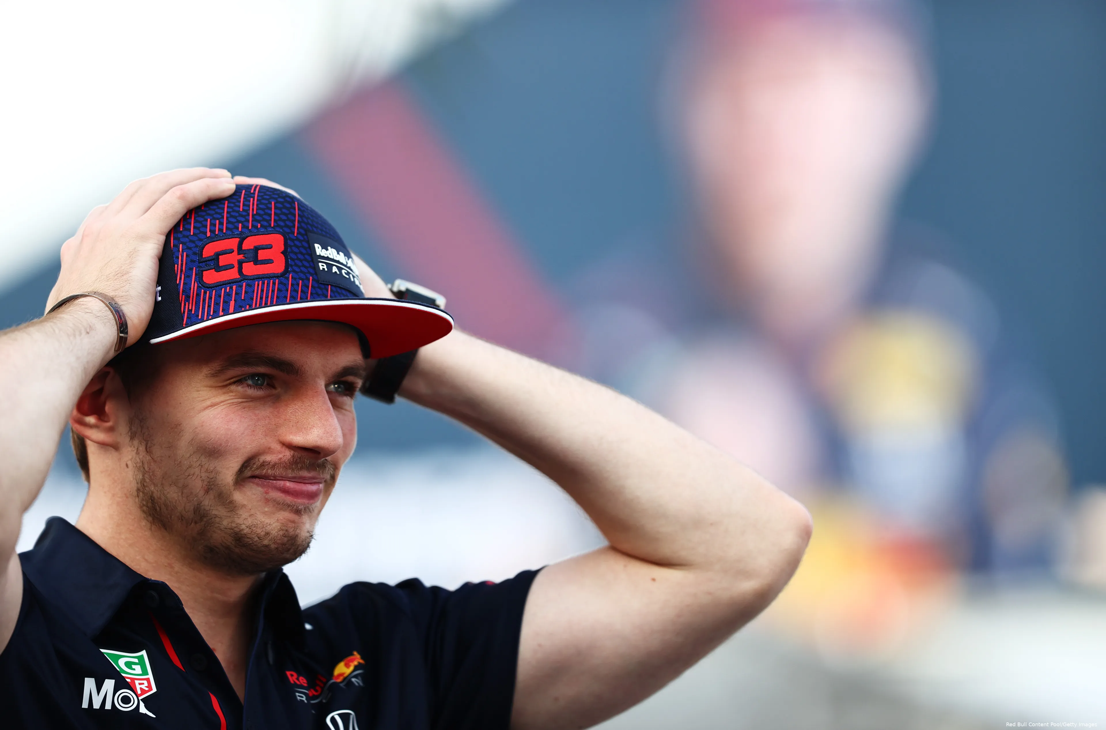 Verstappen handen hoofd Qatar 2021