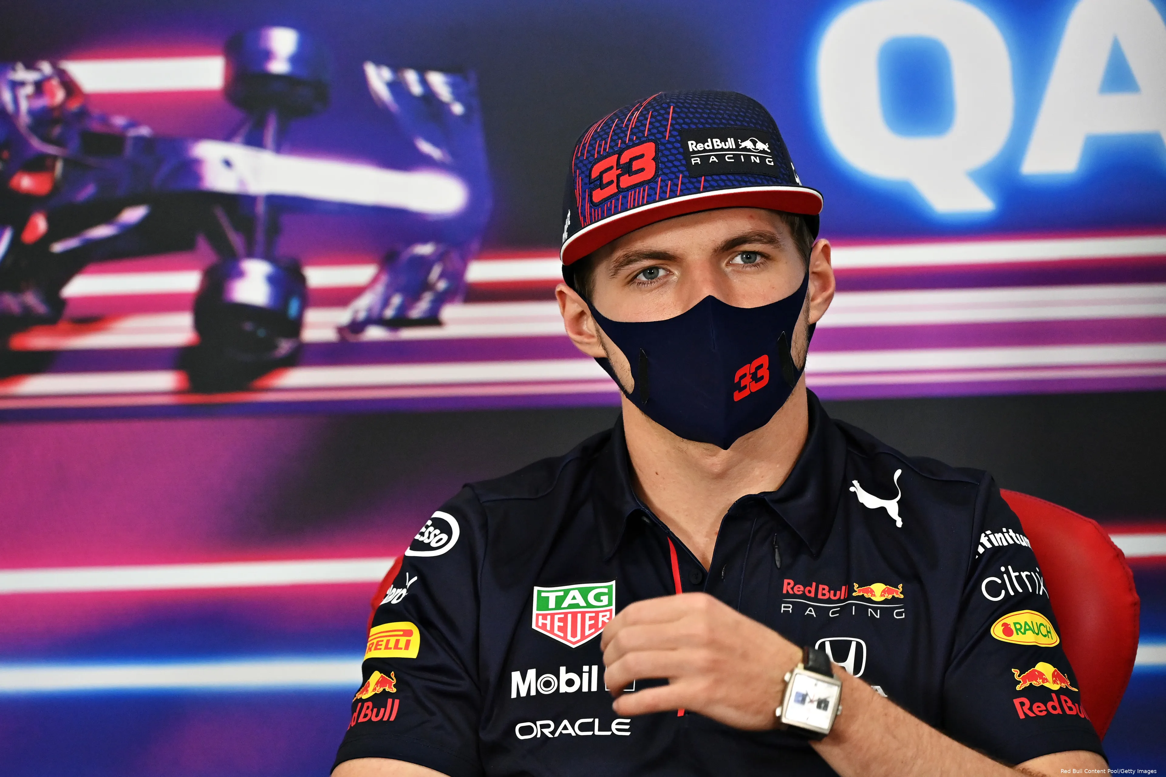 Verstappen persco Qatar 2021