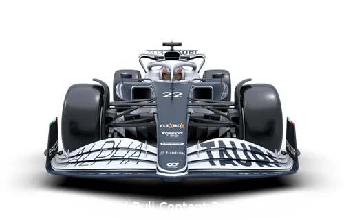 <i>Het vooraanzicht van de AT03. De radiatoren zijn klein en vierkant, in tegenstelling tot andere radiatoren die we in 2022 gezien hebben. (Foto: Red Bull Content Pool/Getty Images)</i>