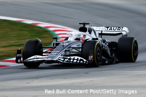 De AT03 van AlphaTauri<br>