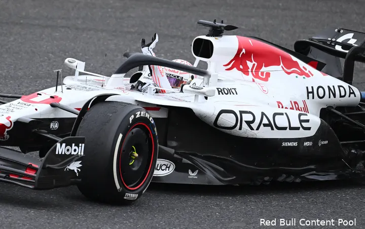 Verstappen fuhr bemerkenswert für seinen vierten aufeinanderfolgenden Sieg beim Grand Prix von Japan