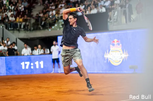 Dominic Thiem en acción