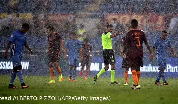 acquazzone roma samp